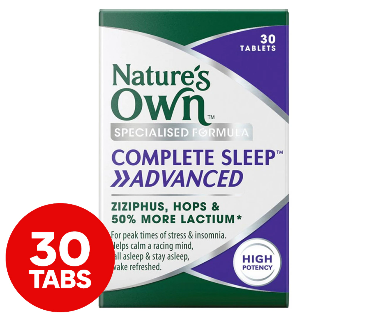 Nature's Own Complete Sleep Advanced 30 Tablets