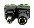 5 Pcs 12V DC Power Supply Plug Adapter Connector for 5050 3528 LED Strip Light