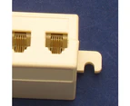 5 Ways 4C RJ11 Telephone Socket Modular Jack Line Splitter Adapter Connector