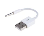 DOONJIEY 3.5mm Aux Audio Jack to USB 2.0 Male Car MP4 Charging Cable Adapter