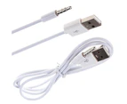 DOONJIEY 3.5mm Aux Audio Jack to USB 2.0 Male Car MP4 Charging Cable Adapter