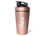 Amazonia 500mL Raw Stainless Steel Shaker - Rose Gold