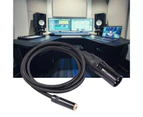 Audio Cable Anti-interference Aluminium Alloy 3.5mm Female to 3 Pin XLR Male Adapter Cable for Microphone