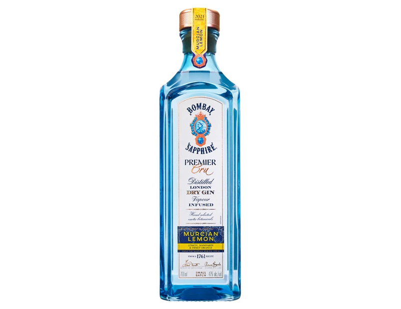Bombay Sapphire Premier Cru Murcian Lemon Gin 700mL
