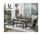 Livsip Outdoor Furniture Garden Sofa Set Patio Furniture Setting 6-Piece