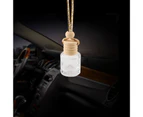 5ml Empty Perfume Diffuser Refillable Automobile Ornament Clear Car Perfume Empty Bottle Hanging Glass Pendant for Van