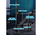 Finex Bench Press Weight Bench Multi-Station Fitness Gym Pulldown Equipment