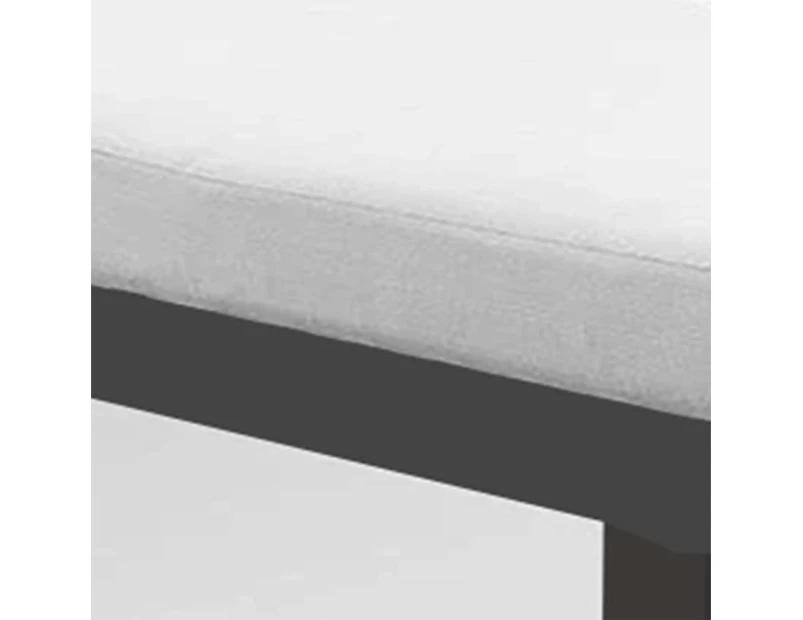 Outdoor Balmoral 1.5M Bar Table With 4 Capri Bar Stools - Outdoor Aluminium Dining Settings - Charcoal Aluminium with Olefin Light Grey