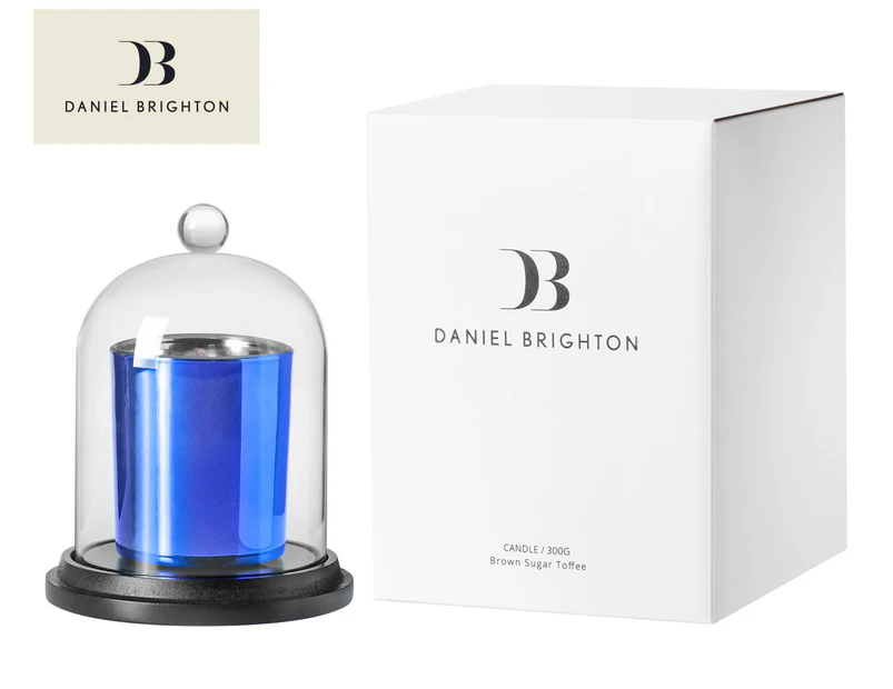 Daniel Brighton 300g Brown Sugar Scented Candle & Cloche Set