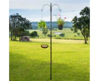 Pawz Metal Bird Feeder Hanging Wild Seed Container Hanger Stand Outdoor Garden