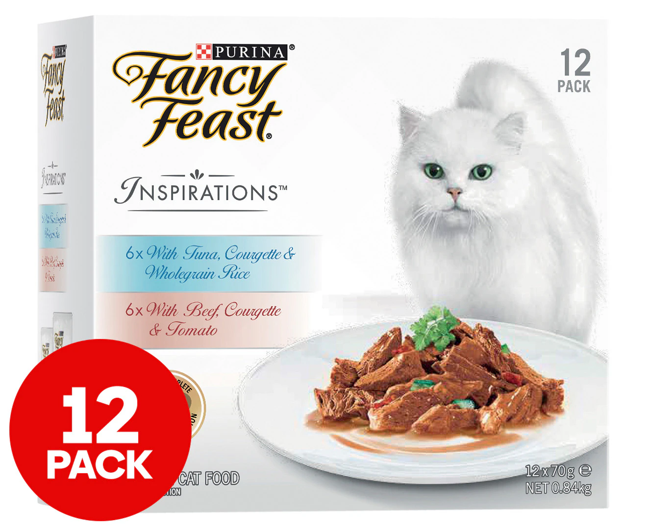 Fancy Feast Inspiration Tuna Beef Rice 12X70g