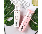 Portable Mini USB Charging Facial Skin Humidifier Moisturizing Mist Sprayer - White