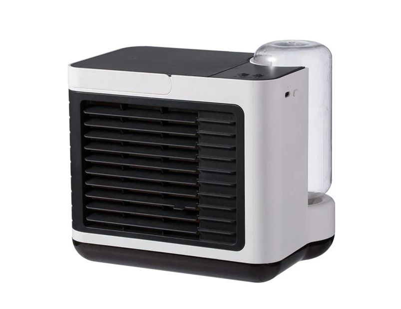 360ml Home Office USB Air Conditioning Cooling Fan Humidifier Purifier Cooler - White
