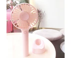 Summer Portable Handheld USB Mini Cooling Fan Travel Office Home Desk Air Cooler - Pink