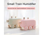 Mini Train Shape USB LED Light Mist Diffuser Home Office Air Purifier Humidifier - Green