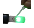 Mini USB Aromatherapy Essential Oil Diffuser Car LED Light Aroma Air Fresher - Blue