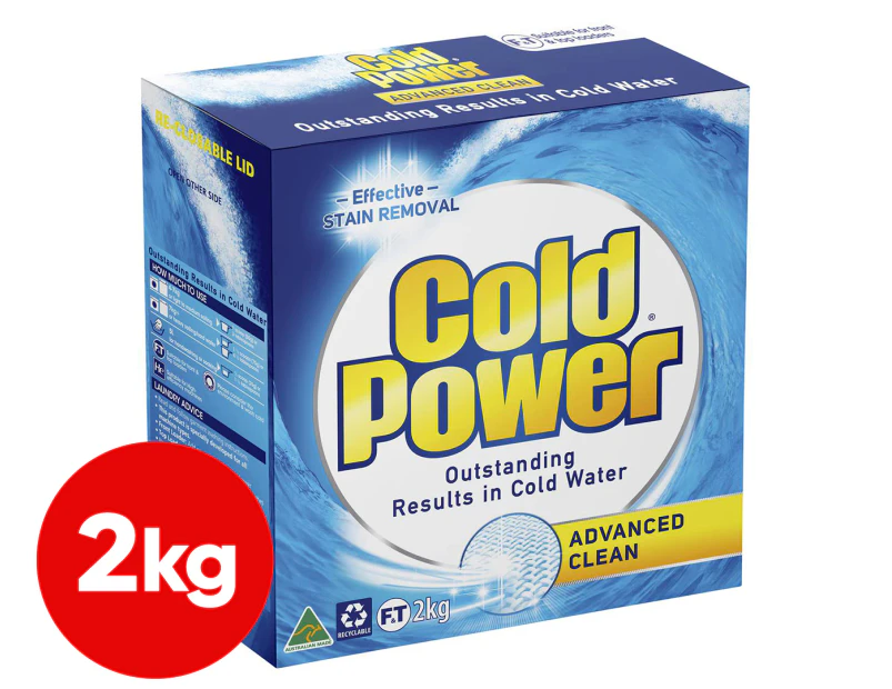 Cold Power Advanced Clean Front & Top Loader Laundry Powder 2kg