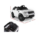 Rigo Kids Electric Ride On Car SUV Range Rover-inspired Cars Remote 12V White