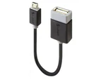 Alogic USB2-MCAB-ADP  15cm USB2.0 Type B Micro to Type A OTG Adapter - Male to Female [USB2-MCAB-ADP]