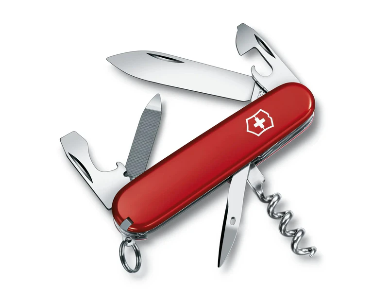Victorinox SPORTSMAN Swiss army knife with keyring - 13 functions Genuine Swiss