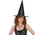 Fairy Tale Classic Black Witch Adult Hat