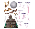 Haunted House Night Sky Cutouts Pack of 16