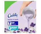 2 x Cuddly Concentrate Pure & Clear Front & Top Loader Fabric Conditioner 900mL Violet & Ylang Ylang