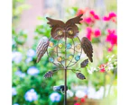 Kynup Garden Solar Light Metal OWL LED Light (Bronze)
