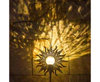 Kynup Garden Hollow Solar LED Light Waterproof Metal Decorative Pile