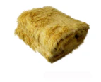 Shaye Luxury Range Faux Fur Throw Rug 127 x 152 cm Golden Lion Tamarin
