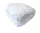 Shaye Luxury Range Faux Fur Throw Rug 127 x 152 cm Arctic Fox