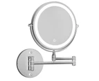 Embellir Extendable Makeup Mirror 10X Magnifying Double-Sided Bathroom Mirror
