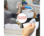 20PCS 30x30cm 40G Plain Towels Coths Budget Face Washer Wipe Cotton Washclothes