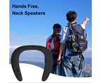Neckband Bluetooth Speaker, Wireless Bluetooth Speaker, Portable Speaker For Outdoor Home Sport，Black