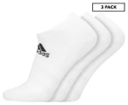 Adidas Unisex Light Low-Cut Socks 3-Pack - White