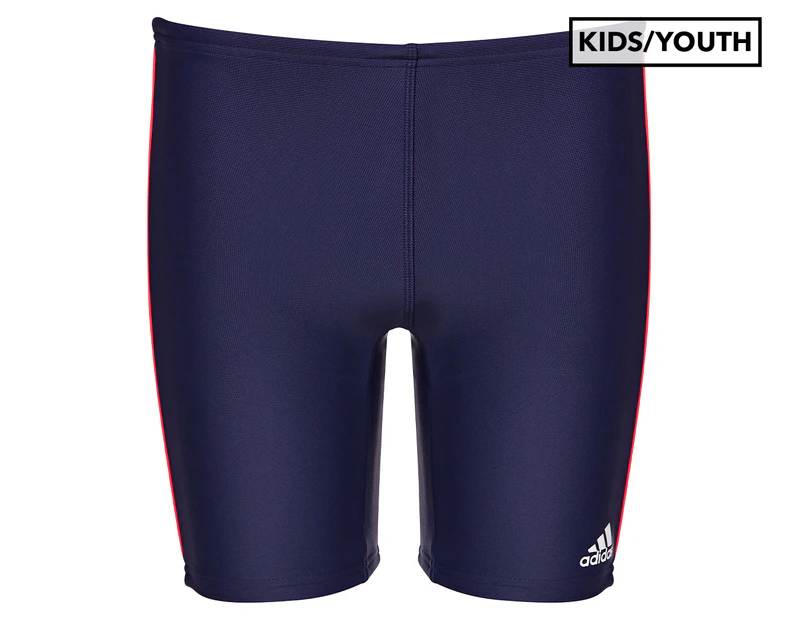 Adidas Boys Logo Swim Jammers Team Navy Blue White Catch .nz