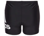 Adidas Boys' Badge of Sport Swim Briefs - Black/White