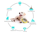 Dog Toy Ball Non-Toxic Bite Resistant Toy Ball for Dogs Puppies Dog Food Treat Feeder Tooth Cleaning Ball Dog Exercise Game Ball IQ Training Ball