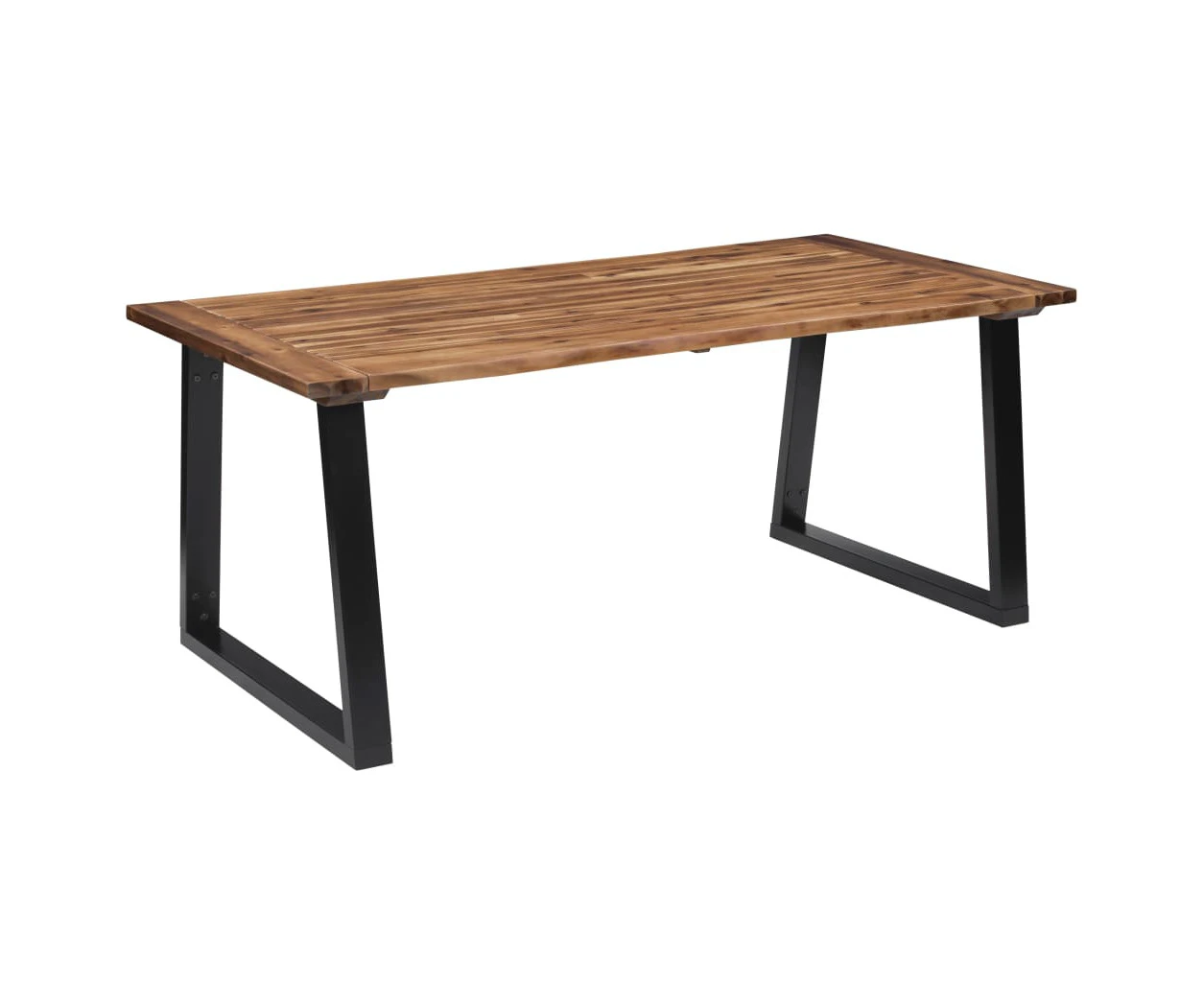 vidaXL Dining Table Solid Acacia Wood 180x90 cm