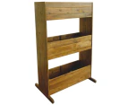 vidaXL 3-Tier Garden Raised Bed Solid Acacia Wood