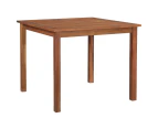 vidaXL Garden Table 85x85x74 cm Solid Acacia Wood