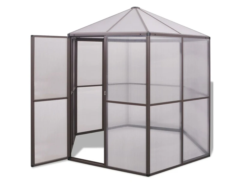 vidaXL Greenhouse Aluminium 240x211x232 cm
