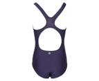 Adidas Girls' Badge of Sport One Piece Swimsuit - Shadow Navy/Sky Rush