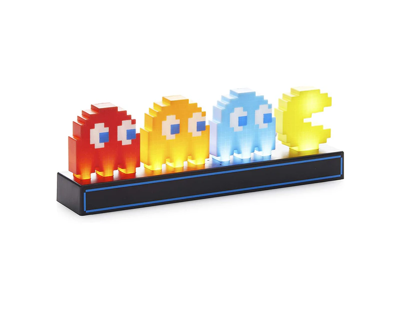 Paladone Pac-Man & Ghosts Classic Freestanding Pixelated Lamp w/Light Modes