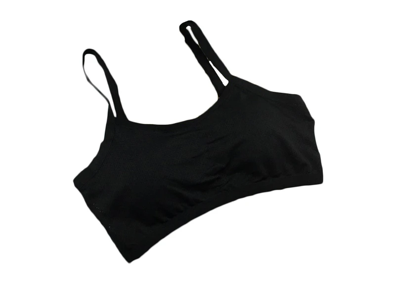 Nirvana Women Breathable Stretch Push Up Brassiere Sport Bra Running Vest Underwear-Black