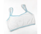 Nirvana Kids Girls Spaghetti Strap Underwear Maiden Cotton Sports Brassiere Training Bra-Blue