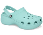 Crocs Women's Classic Platform Clogs - Blue