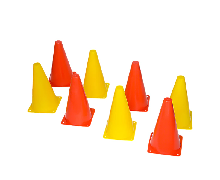 230mm Training Cones Set Witches Hat Football Soccer Rugby Traffic