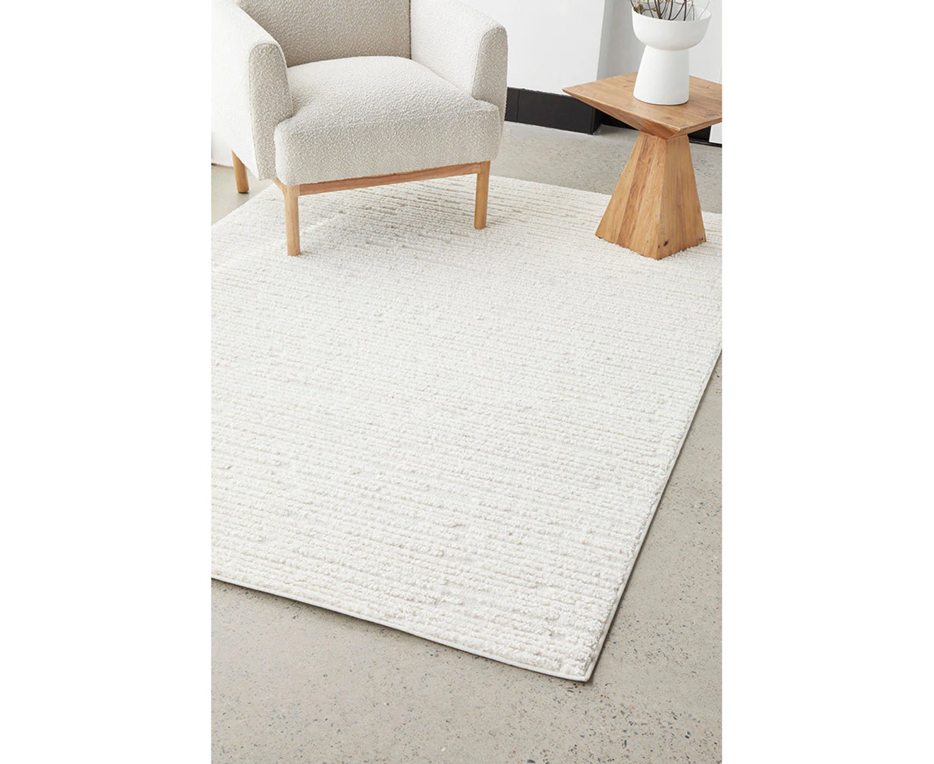 Rug Culture Marigold Suri Rectangular Rug - White