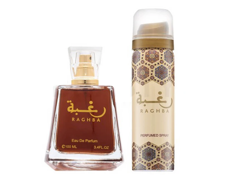 Lattafa Perfumes Raghba 2pc Set 100ml EDP (Unisex)